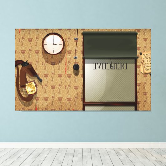 探偵機関 キャンバスプリント (インサイチュ (ウッドフロア))