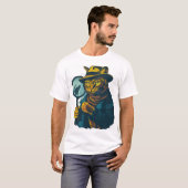 探偵猫のミステリー Tシャツ (正面フル)