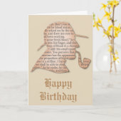 探偵私眼ビクトリアンヴィンテージ カード (黄色い花)