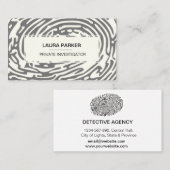 探偵私立探偵指プリント 名刺 (正面/裏面)