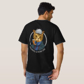 探偵絵画のTシャツのポートレート Tシャツ (裏面フル)