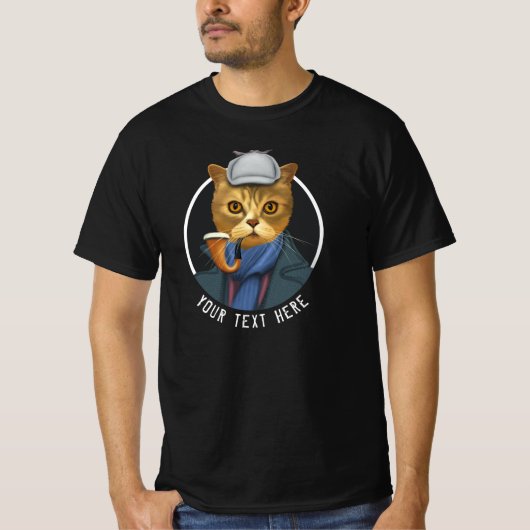 探偵絵画のTシャツのポートレート Tシャツ (正面)