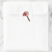 探偵虫眼鏡 ラウンドシール (バッグ)