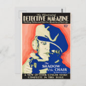 探偵雑図解入りの、写真付きの誌1930犯罪noir ポストカード (正面/裏面)