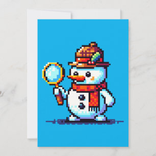 探偵雪だるまおもしろい- Pixel Art Winter Mystery シーズンカード