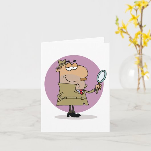 探偵 カード (黄色い花)