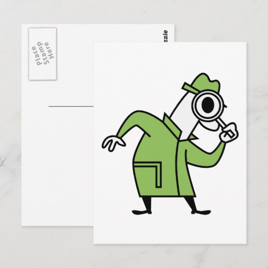 探偵 ポストカード (正面/裏面)