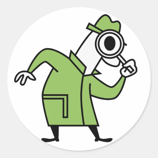 探偵 ラウンドシール (正面)