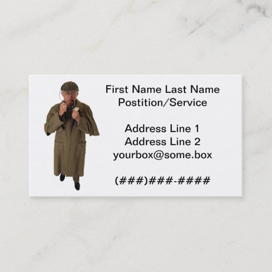 探偵 名刺 (正面)