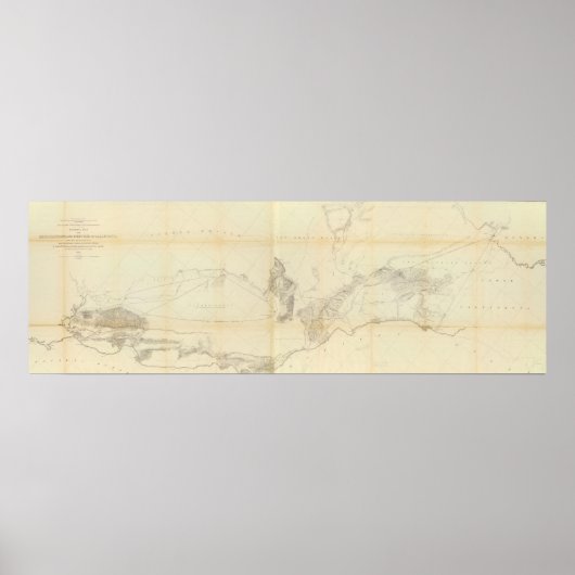 探査と調査の一般地図 ポスター (正面)