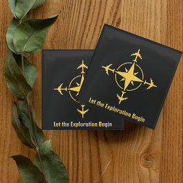 探査を始める，航空クールのカスタム ガラスコースター