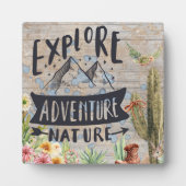 探査待ち フォトプラーク (正面)