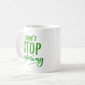 探検しなストップい コーヒーマグカップ (正面左)