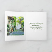 探検する絵のような道 カード (内部)