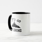 探検に行こう マグカップ (正面左)