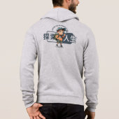 探検の人生 | メンズフルジップ パーカ (裏面)