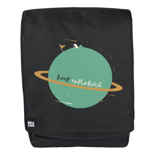 探検を保って下さい バックパック (正面)