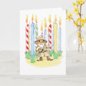 探検家のバースデー・カード カード (黄色い花)