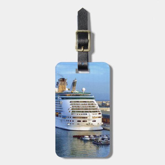 探検家の厳格なパーソナライズ ラゲッジタグ (正面縦)