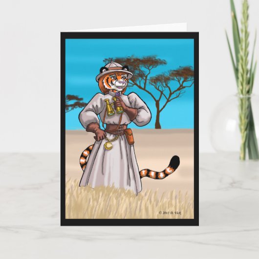 探検家の挨拶状 カード (正面)
