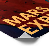 探検家は旅で火星、旅行を希望 ポスター (角)