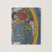 探検家アメリゴ・ヴェスプッチとのアメリカの地図 ジグソーパズル (縦)