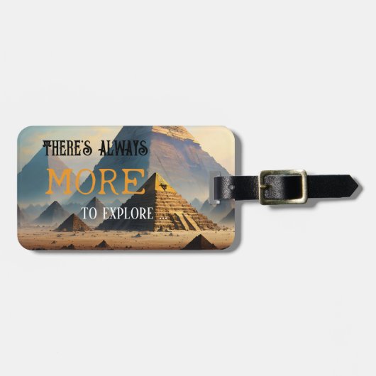 探検家エジプト考古学ワンドルラスト ラゲッジタグ (正面横)