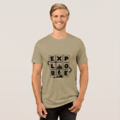 探検 トライブレンドＴシャツ (正面全面)