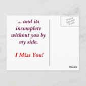 探検、人生は旅である….. ポストカード (裏面)