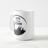 探索しなストップい コーヒーマグカップ (正面左)