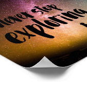 探索しなストップい ポスター (角)