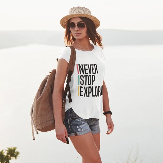 探索しなストップい Tシャツ