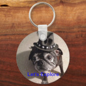 探索しよう キーホルダー (正面)