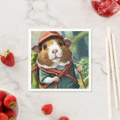 探索しよう！屋外ギニアピグハイカー スタンダードカクテルナプキン (インサイチュ)