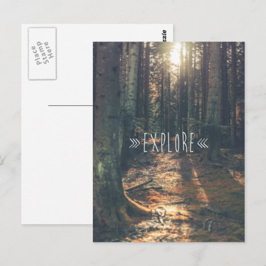 探索する ポストカード (正面/裏面)