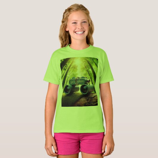 探索する Tシャツ (正面フル)