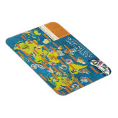 探索と発見ビジュアル歴史世界地図 マグネット (右側)