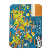 探索と発見ビジュアル歴史世界地図 マグネット (縦)