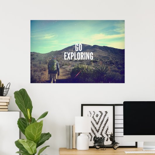 探索に行く ポスター (ホームオフィス)