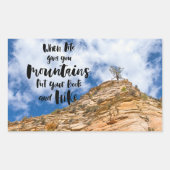 探索の準備をする 長方形シール (正面)