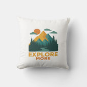 探索の詳細 – レトロマウンテン&フォレストアドベンチャー クッション (正面)