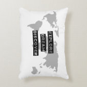 探索ドリームディスカバー引用文枕 アクセントクッション (正面(垂直))