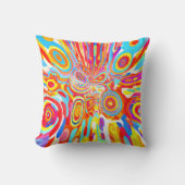 探索パター鮮やかン クッション (正面)