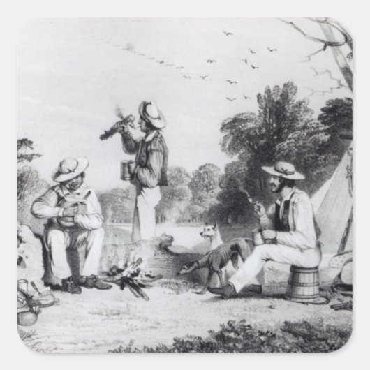 探索パーティー スクエアシール (正面)