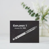 探索器1衛星 ポストカード (スタンド正面)