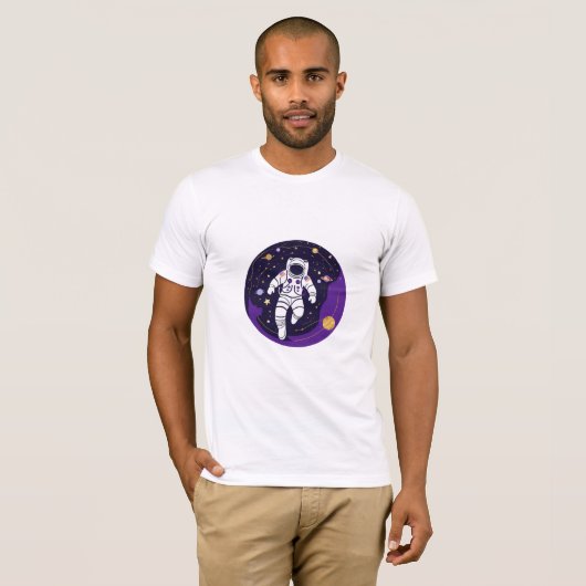 探索宇宙 Tシャツ (正面フル)