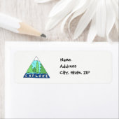 探索自然アウトドアウィルダネス山脈 ラベル (インサイチュ)