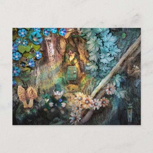 探索、はがき ポストカード (正面)