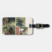 探索+ドリームナチュラルトーンとフローラ写真 ラゲッジタグ (正面横)