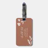 探索+ドリームナチュラルトーンとフローラ写真 ラゲッジタグ (裏面縦)